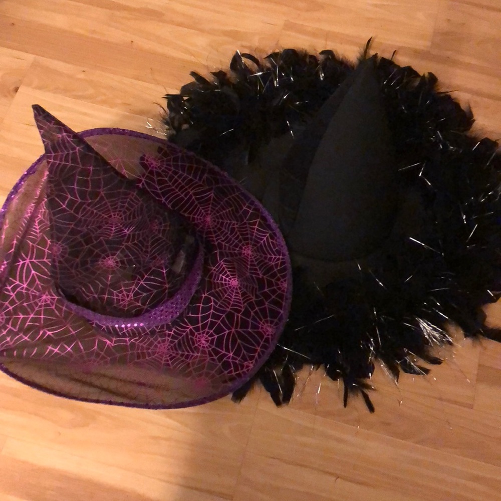 Witch Hats purple and black